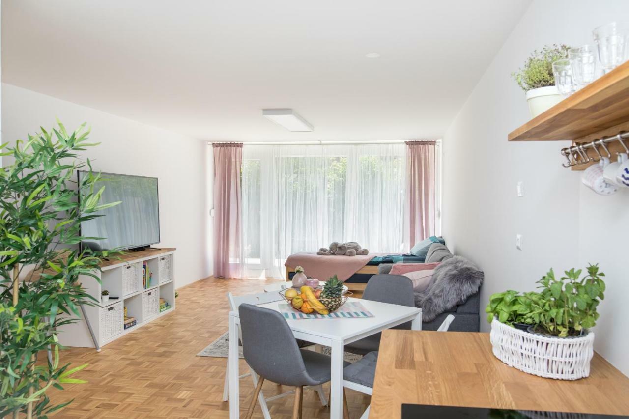 Family Apartment With Garden リュブリャナ エクステリア 写真